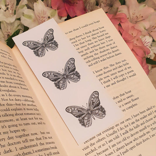 Butterfly Mandala Bookmark