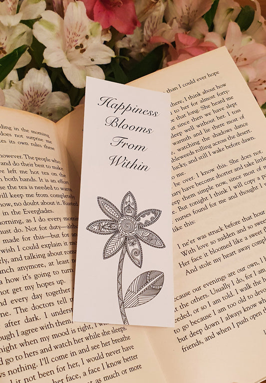 Flower Mandala Bookmark