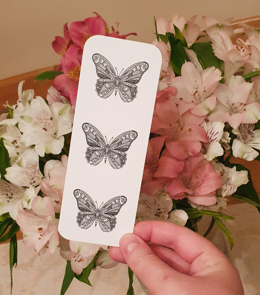 Butterfly Mandala Bookmark
