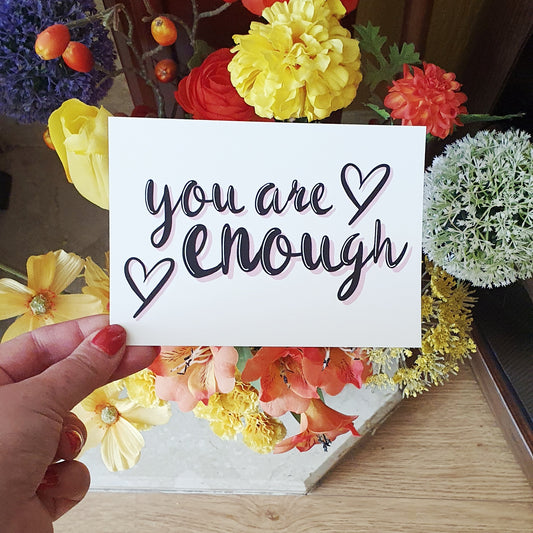 You Are Enough Postcard
