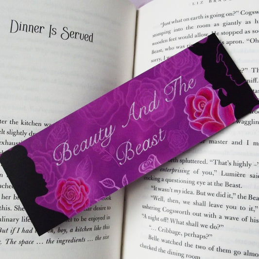 Beauty and The Beast Inspired Bookmark