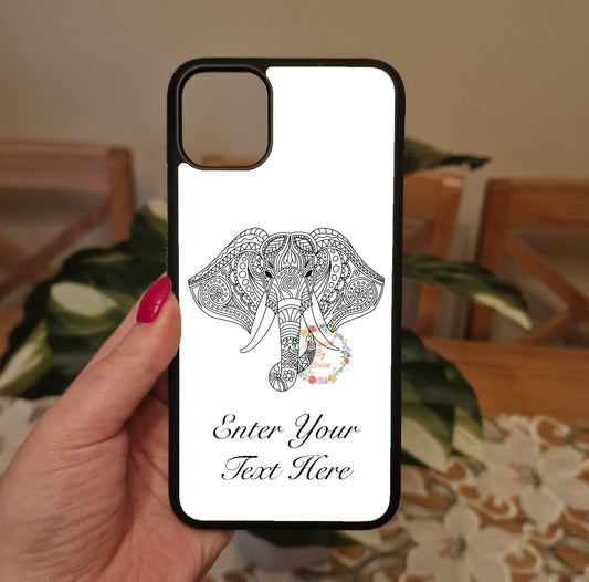Elephant Mandala iPhone & Samsung Phone Case