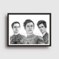 Tobey Maguire, Tom Holland & Andrew Garfield Trio Original Drawing