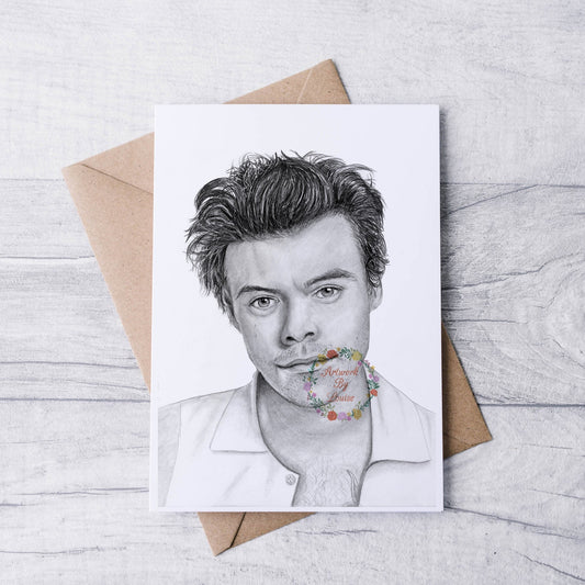 Harry Styles Greetings Card