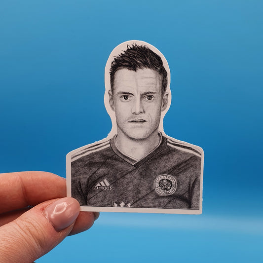 Jamie Vardy Die Cut Sticker