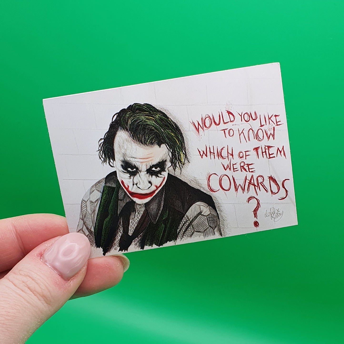 Heath Ledger Die Cut Sticker