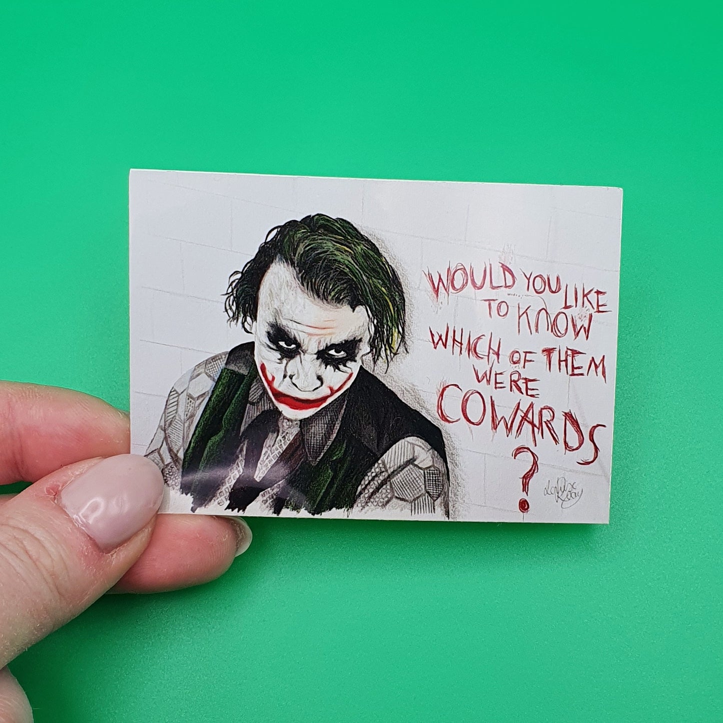 Heath Ledger Die Cut Sticker