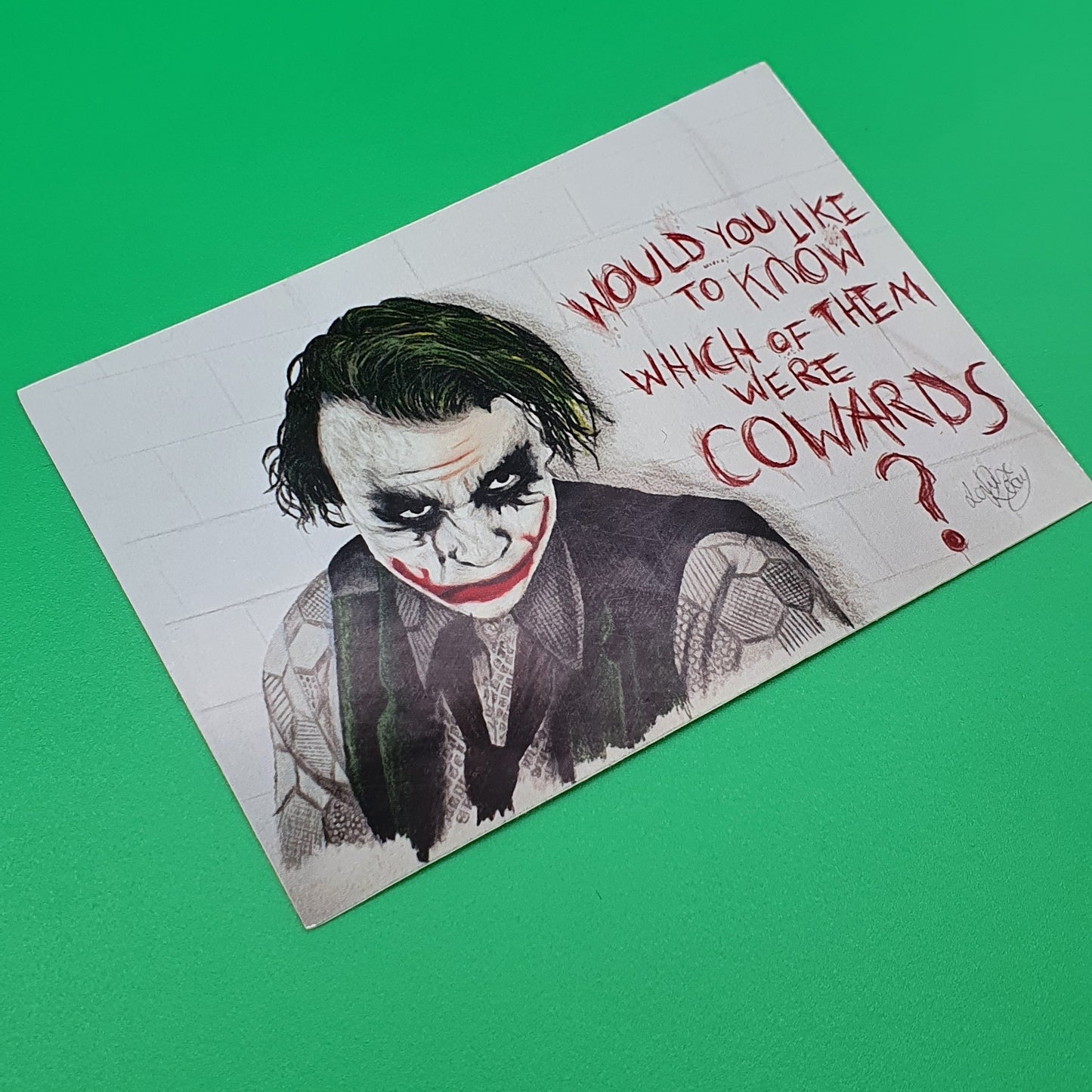 Heath Ledger Die Cut Sticker