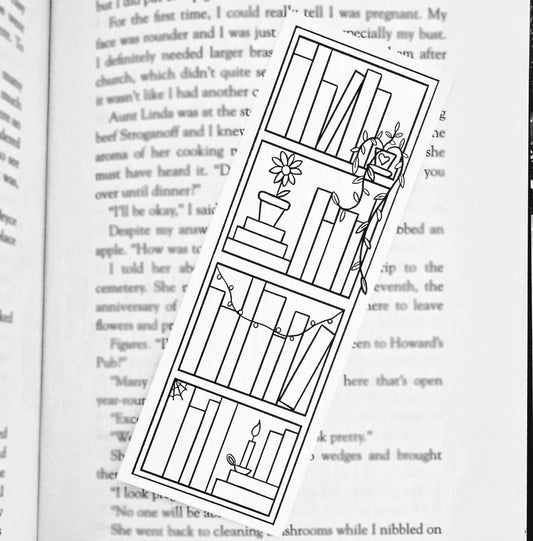 Bookshelf Tracker Bookmark