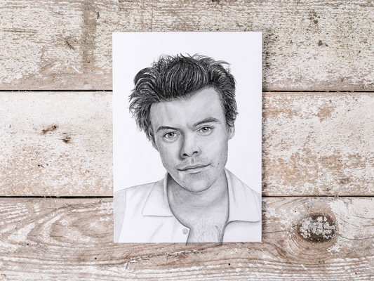 Harry Styles Postcard