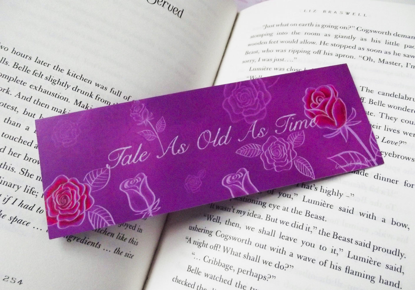 Beauty and The Beast Inspired Bookmark