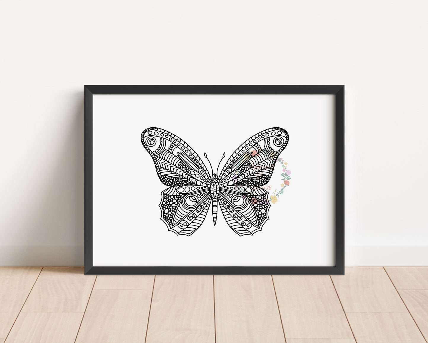 Butterfly Mandala Art Print