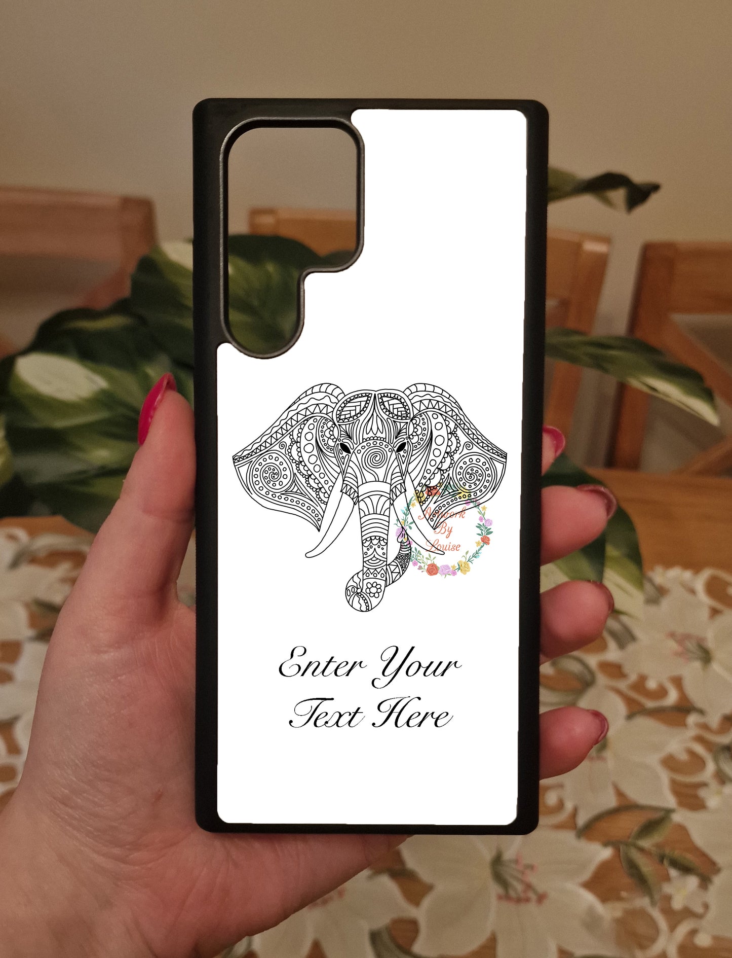 Elephant Mandala iPhone & Samsung Phone Case