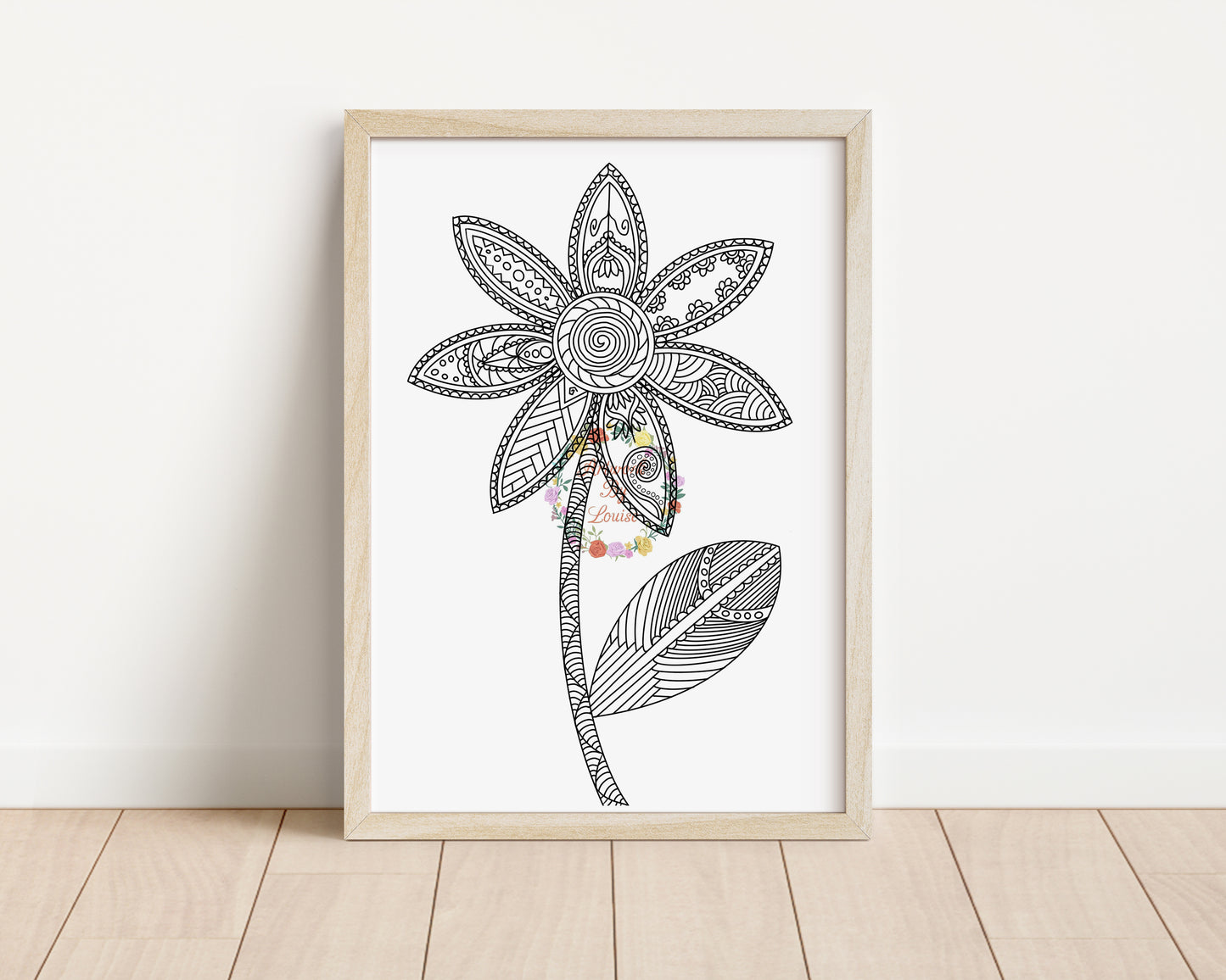 Flower Mandala Art Print