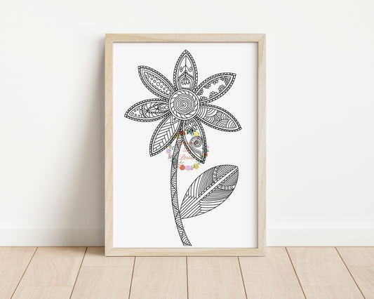 Flower Mandala Art Print