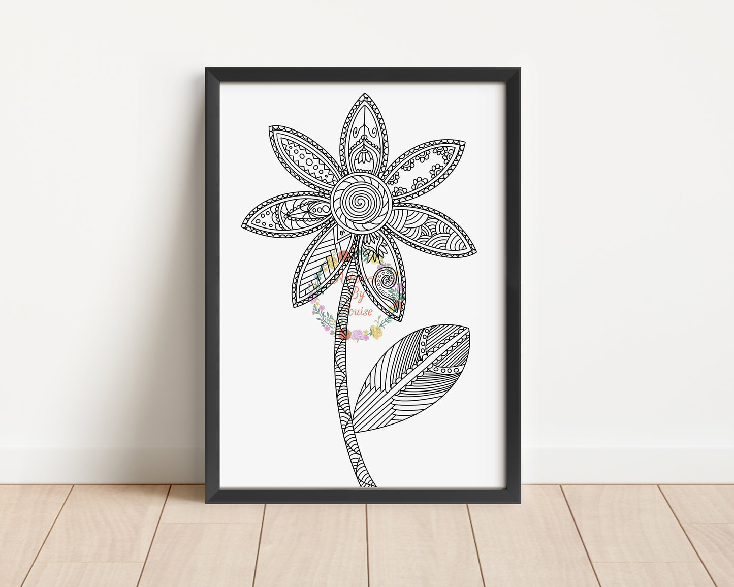 Flower Mandala Art Print