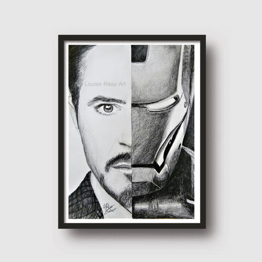 Robert Downey Jr Art Print Seconds