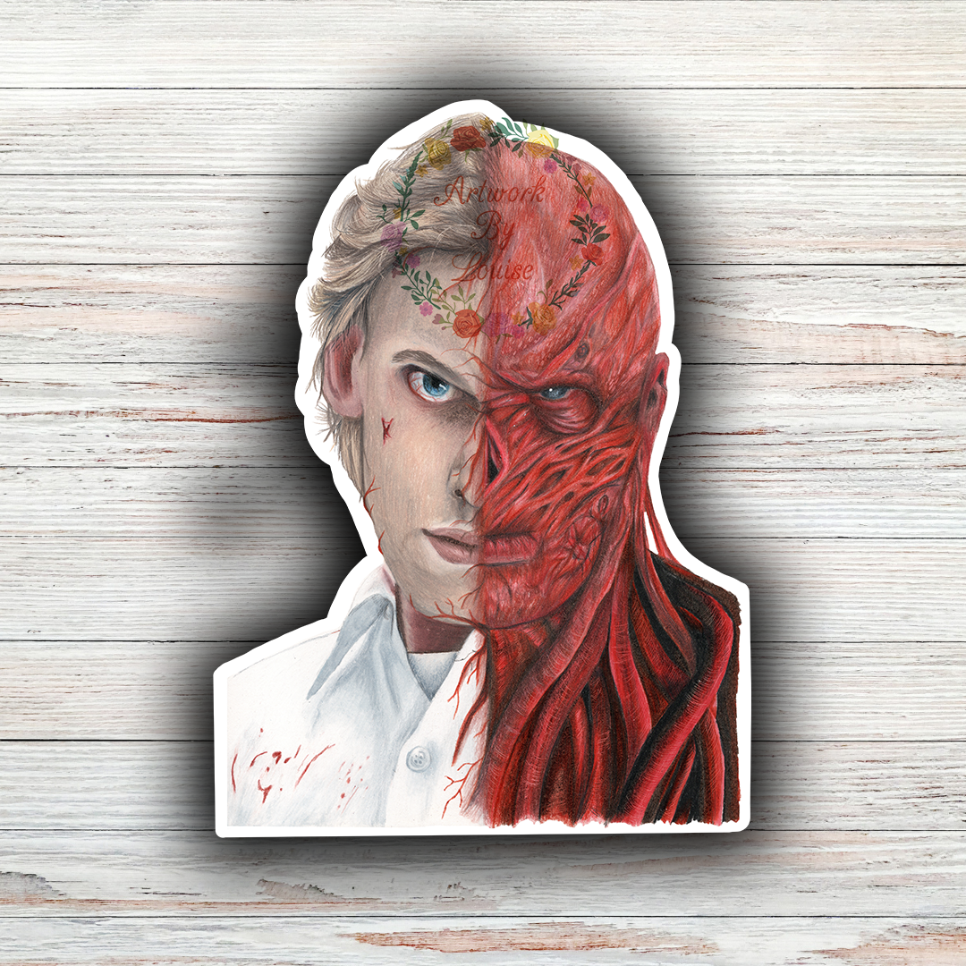 Jamie Campbell Bower Die Cut Sticker