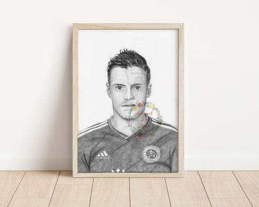 Jamie Vardy Art Print