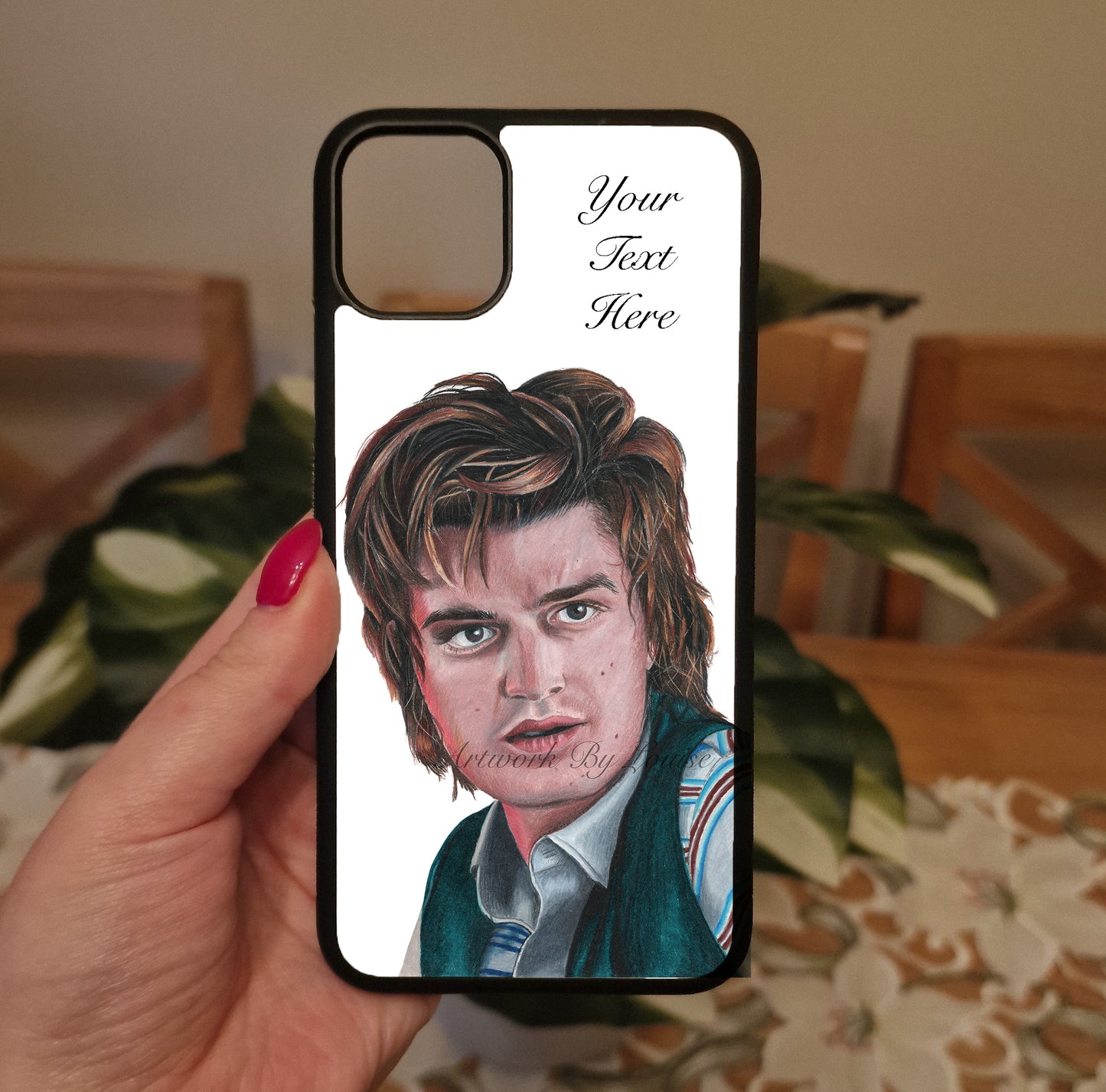 Joe Keery iPhone & Samsung Phone Case.